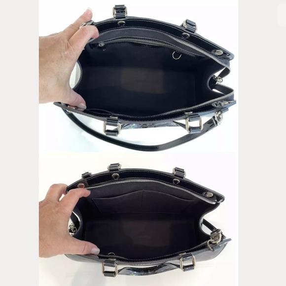 LOUIS VUITTON BREA MM EPI NOIR ELECTRIC HANDLE & SHOULDER BAG - Picture 15 of 16